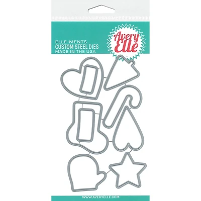 Avery Elle Elle-Ments Christmas Cookies Custom Steel Dies