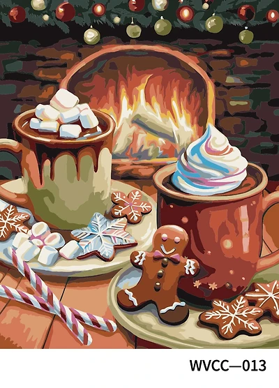 16" x 20" Cozy Cocoa Paint-by-Number Kit by Artist's Loft™