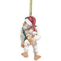 Design Toscano Bigfoot the Abominable Snowman Yeti Ornaments, 3ct.