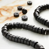 Black Jasper Heishi Beads by Bead Landing™, 6mm