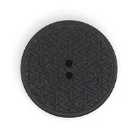 Dritz® 28mm Recycled Hemp Geometric Round Button