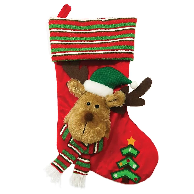 Santa's Workshop 20" Reindeer Guy Stocking