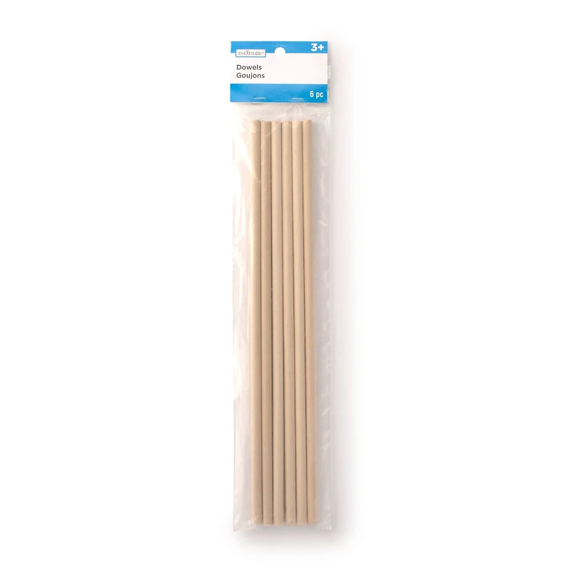 12" Wood Dowels by Creatology™