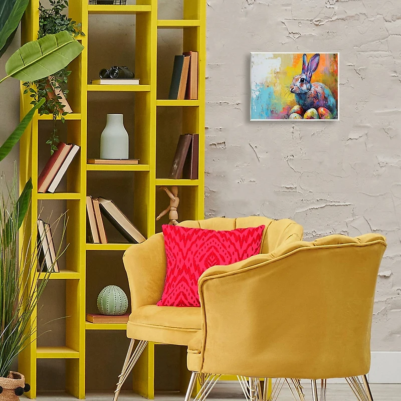 Stupell Industries Easter Joy Abstract Wall Plaque Art