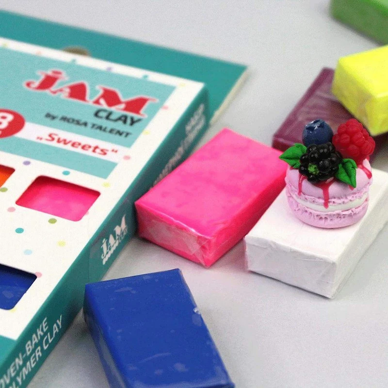 Rosa Talent Jam Clay Sweets Oven-Bake Polymer Clay Set
