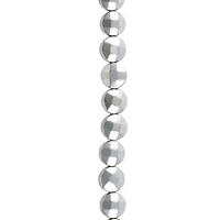 Faceted Hematite Coin Beads