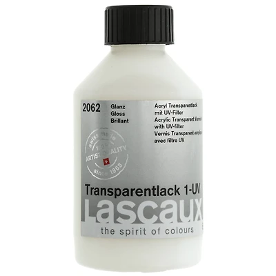 Lascaux Studio Transparent Gloss UV Varnish, 250mL