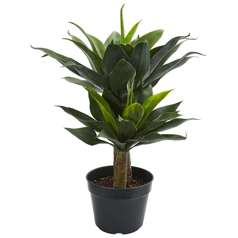 2.4ft. Potted Double Agave Succulent Artificial Plant