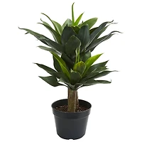 2.4ft. Potted Double Agave Succulent Artificial Plant 