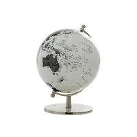 11" White Aluminum Traditional Globe
