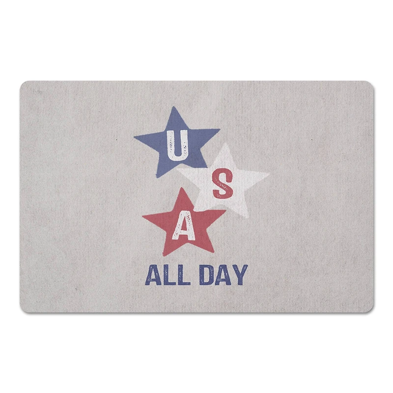 USA All Day Floor Mat