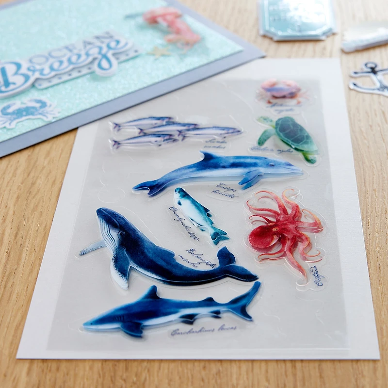 Sea Animals Dimensional Stickers by Recollections™