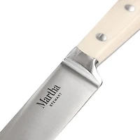 Martha Stewart Cream Goswell 3 Piece Carving Board & Cutlery Set