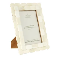 4" x 6" Gold Scalloped Bone Tabletop Frame, Treasured Finds by Ashland®