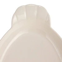 Hello Honey® 10" White Stoneware Trays with Handles, 4ct.