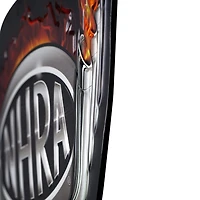 NHRA® Flames Logo Embossed Shaped Metal Wall Sign