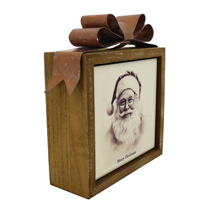 6.5" Black & White Santa Tabletop Décor by Ashland®