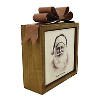 6.5" Black & White Santa Tabletop Décor by Ashland®