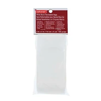 Clear with White Block Reclosable Bags by Craft Smart™