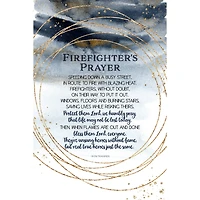Firefighter's Prayer Inspirational Wood Plaque