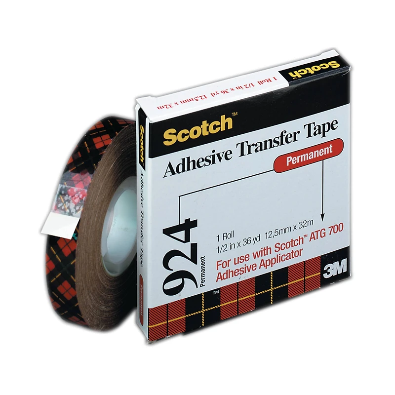 3M Scotch™ Adhesive Transfer Tape, 1/2" x 36yd.