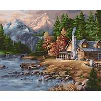 Crafting Spark Hunters Hut Painting by Numbers Kit