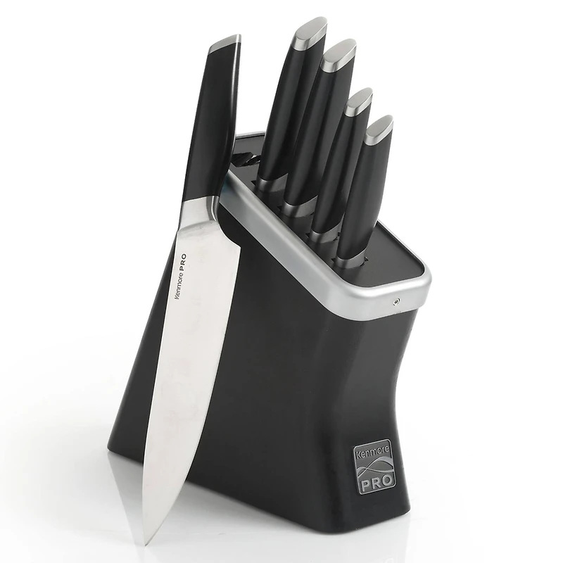 Kenmore® Pro Truman 6-Piece Black High Carbon Stainless Steel Cutlery Set