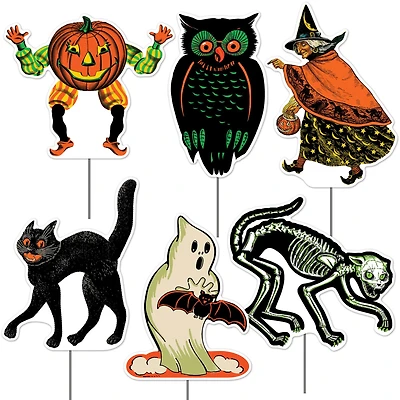 Beistle Plastic Vintage Halloween Yard Signs