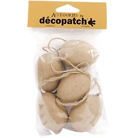Decopatch Eggs with String, 5ct.
