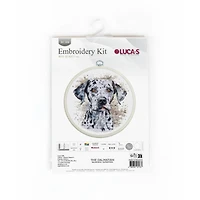 Luca-S Dalmatian Counted Cross Stitch Kit with Display Hoop
