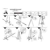 Art Alternatives Inclinable Lyre Easel