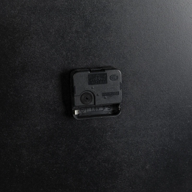 Glitzhome® 27.5" Oversized Farmhouse Wooden & Galvanized Wall Clock