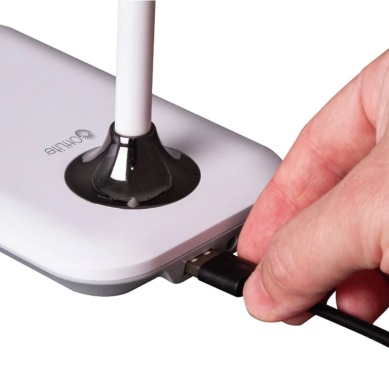 OttLite Enhance LED Sanitizing Desk Lamp with USB Charging