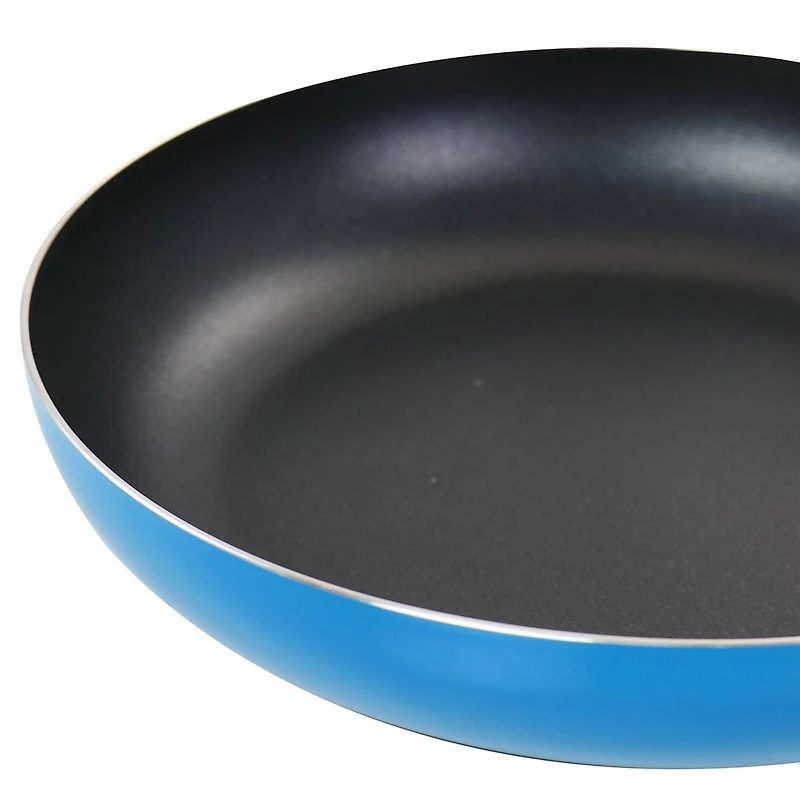 Gibson Home® 2-Piece 10'' Blue Aluminum Frying Pan Set