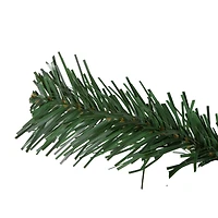 24" Unlit Poinsettia, Pine Cone & Ball Swag, Red