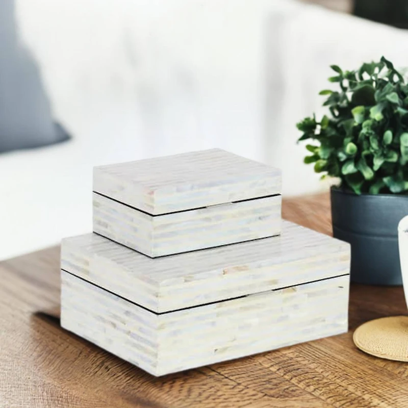 White Shell Coastal Box Set