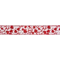 2.5" x 10yd. Hearts & Arrows Valentine's Day Wired Craft Ribbon
