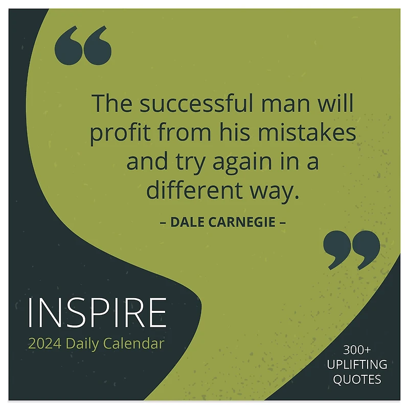 TF Publishing 2024 Inspire Daily Desktop Calendar