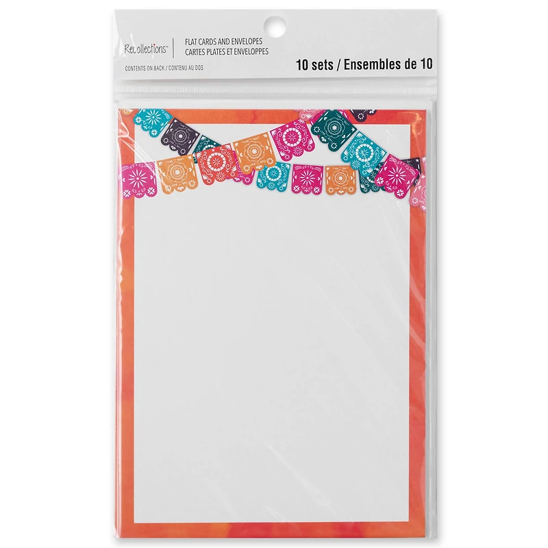 Fiesta Flat Cards & Envelopes by Recollections™, 5" x 7"
