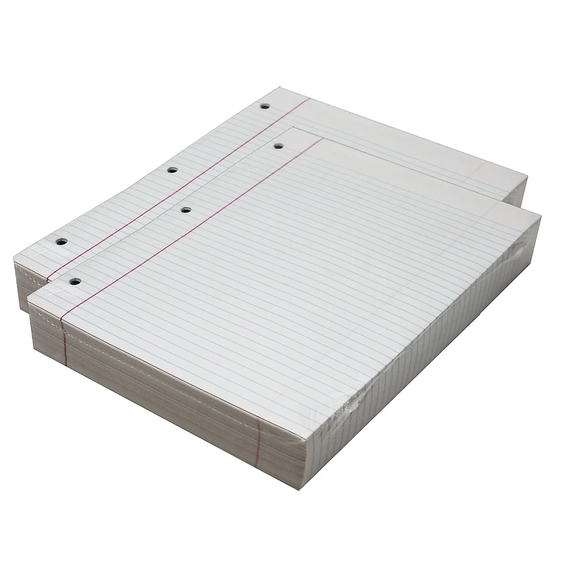 Pacon® White 3-Hole Punched Composition Paper, 2 Packs of 500