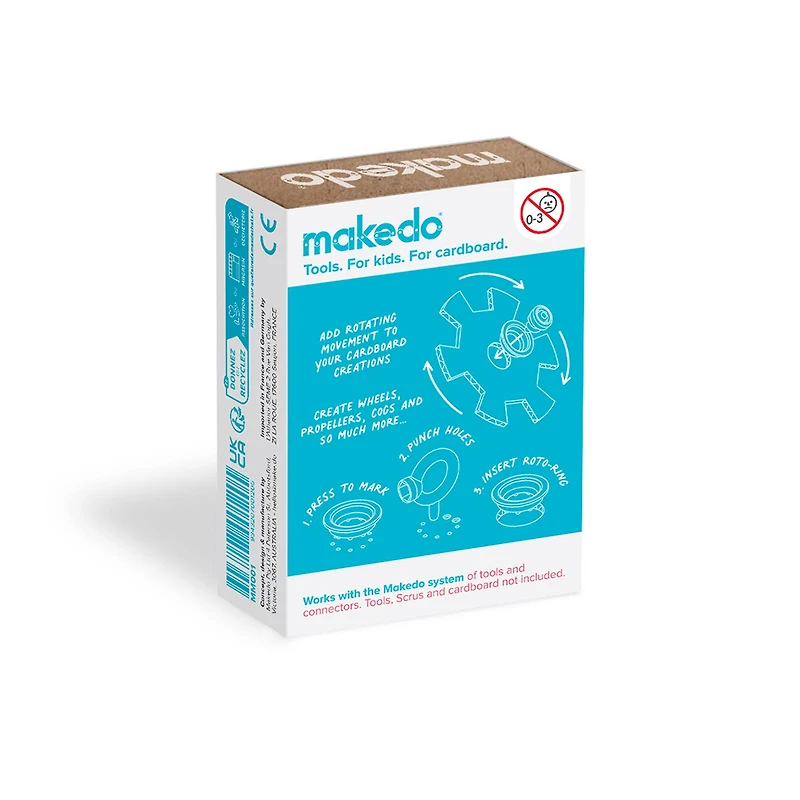 Makedo Roto-Rings, 16ct.