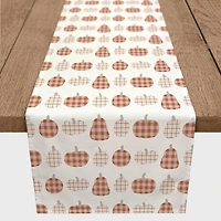 90" Patch Pumpkins Polyester Twill Table Runner
