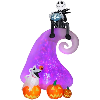 9ft. Airblown® Inflatable Halloween Kaleidoscope Disney® Nightmare Before Christmas Scene