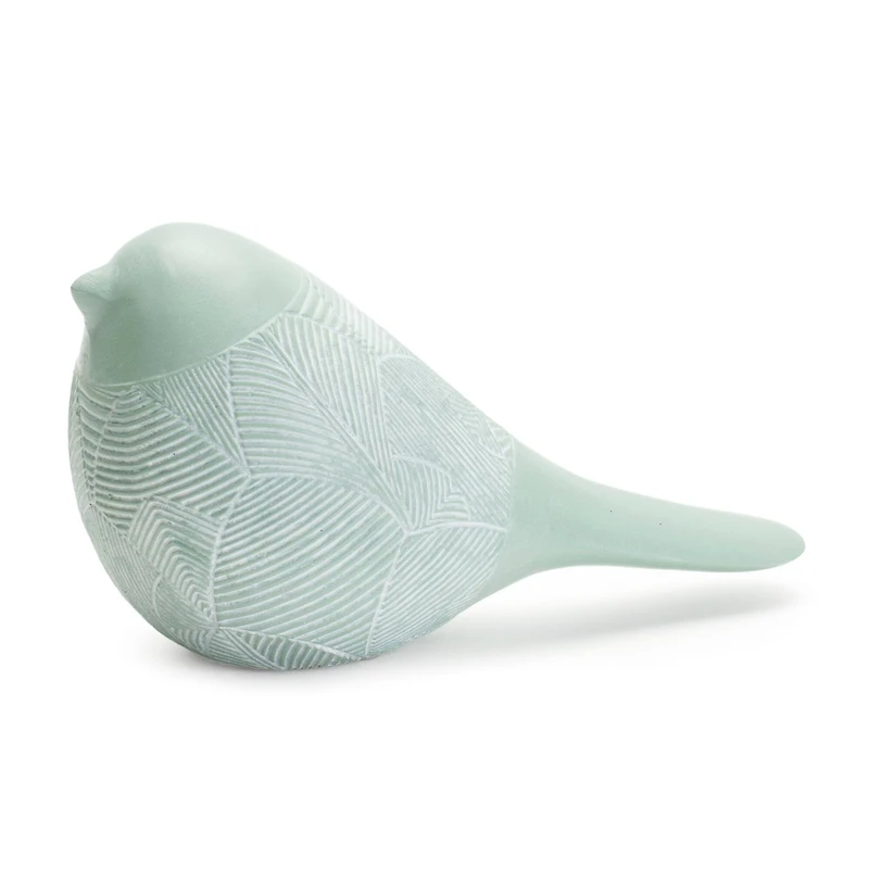Modern Etched Bird Figurine Set