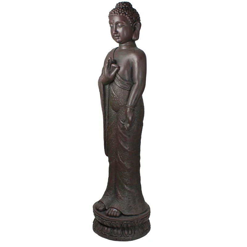 33" Standing Buddha Outdoor Garden Statue