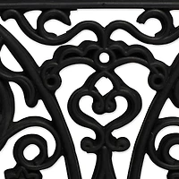 DII® Welcome Scroll Half Moon Rubber Doormat