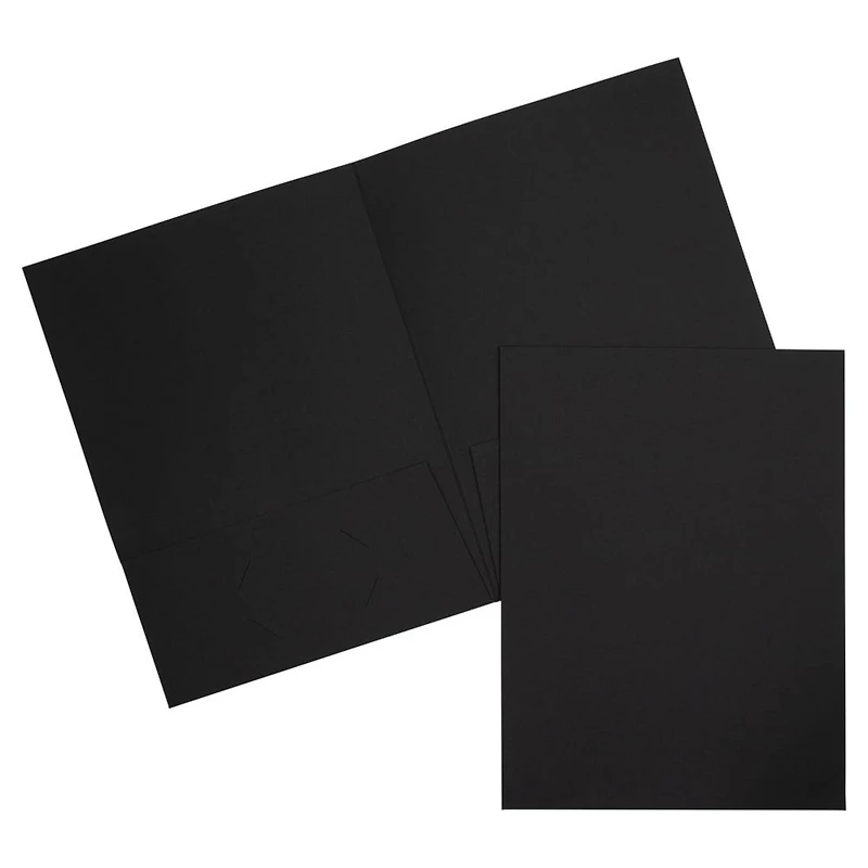 JAM Paper 9.5" x 11.5" 2-Pocket Linen Folders
