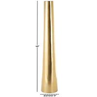 48" Glam Gold Tall Stainless Steel Vase