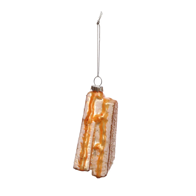 4.75" Grilled Cheese Glass Ornament by Ashland®