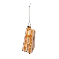 4.75" Grilled Cheese Glass Ornament by Ashland®